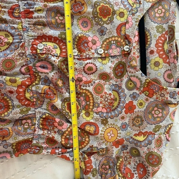 Unbranded (tag cut out) 70s, Retro style floral print mini dress. - Picture 9 of 9